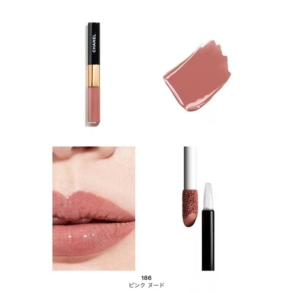 CHANEL香奈儿双头唇釉 186色号
