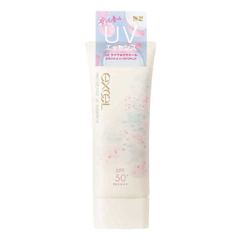 EXCEL防晒60g spf50++ 限定02号 樱花 洋甘菊