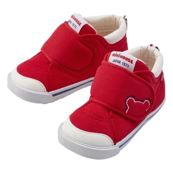 MIKIHOUSE 学步鞋2段 14.5cm 日本制 红色