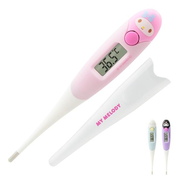 sanrio三丽鸥体温计 15秒测定 软头前端可弯曲 美乐蒂