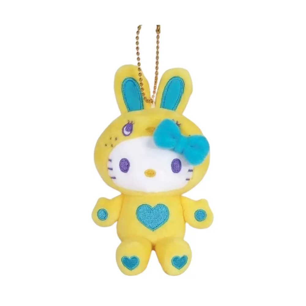 三丽鸥Hellokitty50周年 兔子Kitty挂件（黄色）