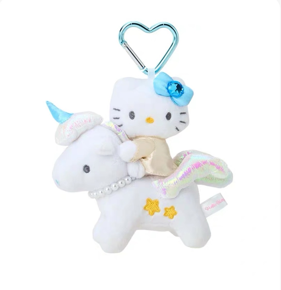 三丽鸥NIC Kitty独角兽 爱心扣挂件 