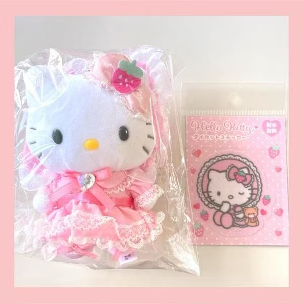 三丽鸥娃娃洛丽塔女仆装kitty 粉色